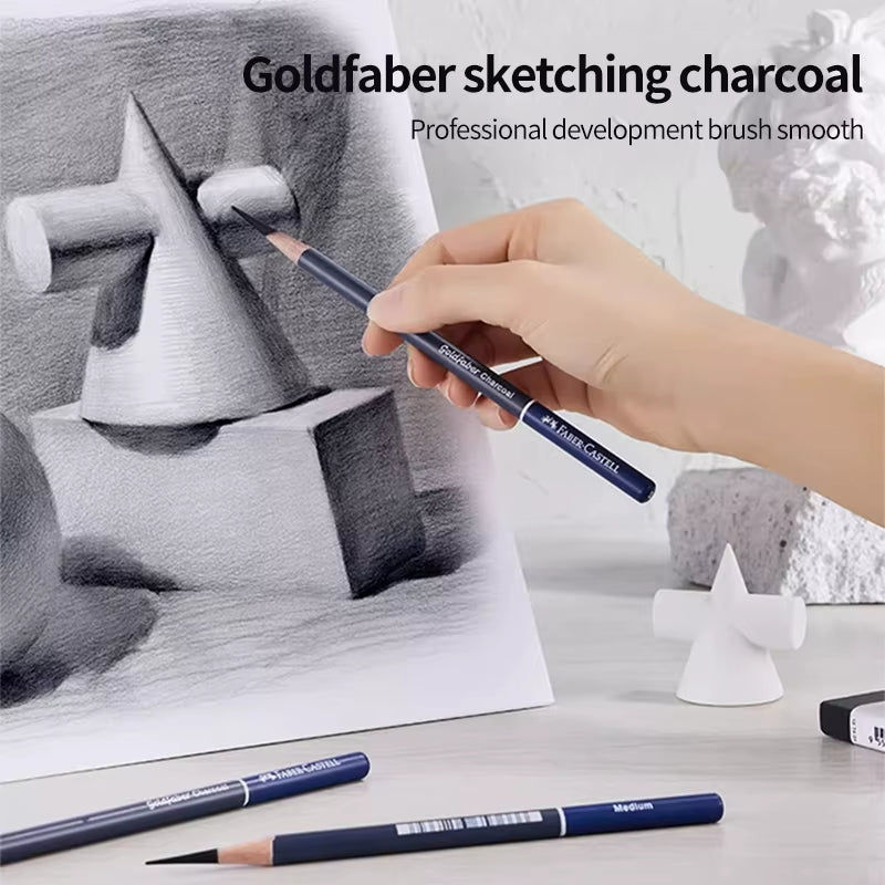 Faber Castell Sketch Pencils Set Sketching Book Painting Tools Kneaded Eraser Rubber Art Drawing Supplies Set for School Student