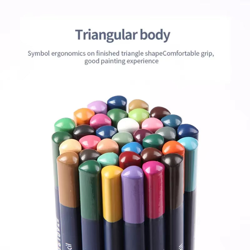 Giorgione Professional Watercolor Pencil Set 12/24/36/48/72/120 Coloured Water Soluble Sketching Pencils Brush Art Supplie