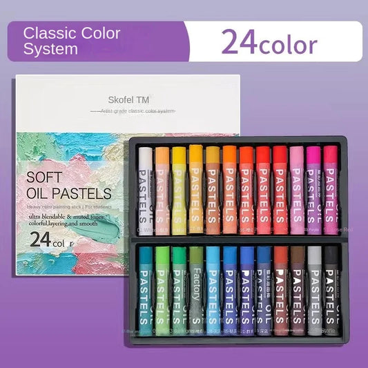 12-48Pcs Colorful Pastel Sticks, Colorful Chalk, Professional Colorful Pastel Sticks, Sketch Coloring, Special for Art Painting